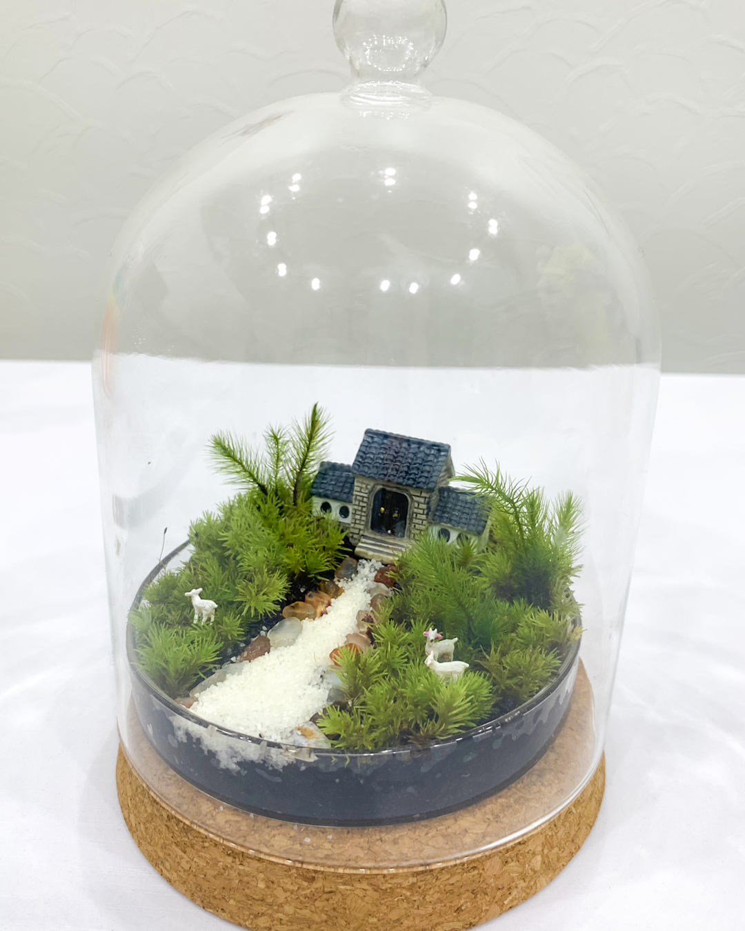 苔の世界〈完成品〉〜チャイナ風邸宅のガーデン風景・ガラスドーム〜