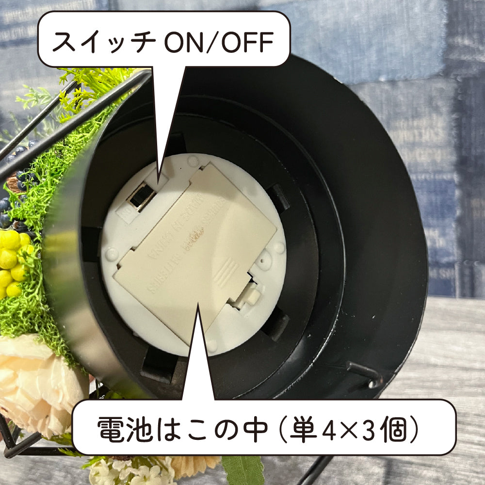 テーブルランプ 吊るしランプ 照明 LED 小さなお庭 間接照明 おしゃれ コードレス ロマンチック 造花 ドライフラワー プリザ フラワーランプ インテリアライト