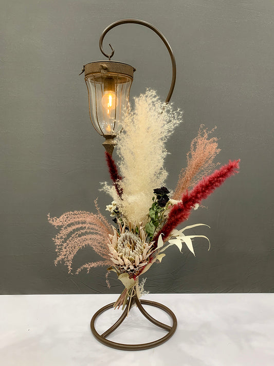 (予約販売)【インテリア】アンティーク・フラワーランプ・ペンダント★ふわふわゴージャス